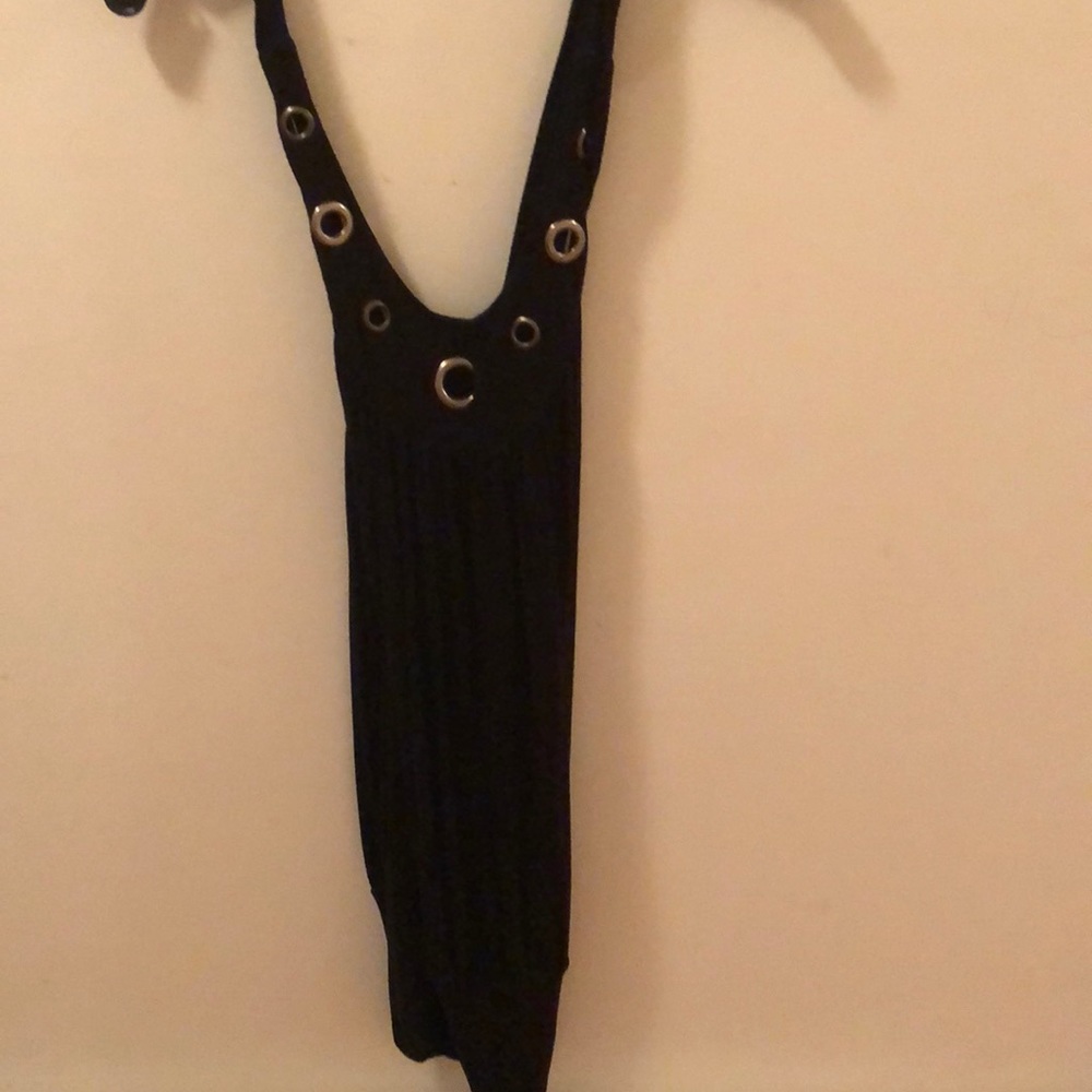 Extra small, cross back, black dress